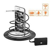 3. 9mm 2.0MP. Fotocamera wireless Endoscopio WiFi Fotocamera ispezione del BoresCope IP67. Telecamera di serpente flessibile per Condotte Fognarie(2m)