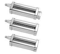 3 accessori for macchina for la pasta, compatibili con KitchenAid, accessorio for pasta for robot da cucina, tagliapasta for spaghetti e fettuccine, compatibile con tutti i modelli KitchenAid e Chef.