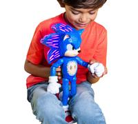 3 Action Figure Ultimate Talking Sonic 34 cm con Luci e Suoni Ispirato al Film