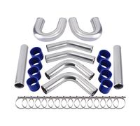 3" Aluminum Universal Turbo Intercooler Tubo Tubazioni Kit Piping Pipe Kit