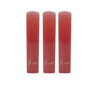 3 ance per sassofono in resina e plastica, facili da soffiare, movimento del vento fluido, adatte per clarinetto/soprano/contralto/sax tenore (rosso tenore)