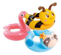 3 anelli da nuoto gonfiabili, dinosauro, unicorno alpaca, in PVC, per sport acquatici, feste, per bambini, 2-6 anni, estivi, piscina, spiaggia