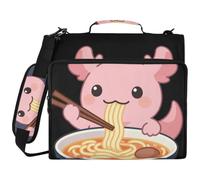 3 Anelli Raccoglitore Organizzatore Divertente Axolotl Noodle Anime