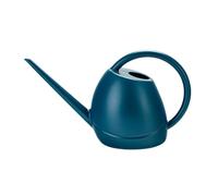 3. Annaffiatoio da 5 l per fiori in plastica con beccuccio lungo e soffione doccia, leggero, per interni ed esterni, giardino, barattolo di metallo (blu, 34 x 23 cm)