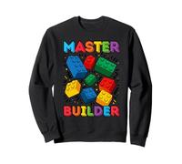 3 Anno Vecchio Blocchi Costruire Maestro Builder 3 ° Compleanno Felpa