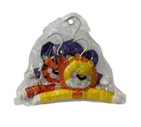 3 APPENDININI APPENDI ABITI GRUCCE IMBOTTITI LEONE TIGRE ELEFANTE CM 32