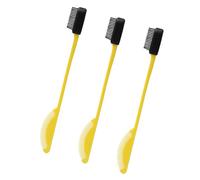 3 applicatori e pettini in silicone 2 in uno, design antistatico, per ritocchi rapidi e controllo dei capelli