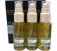 3 articoli Avon tecniche avanzate di nutrizione completa, trattamento leave-in all'olio di argan marocchino