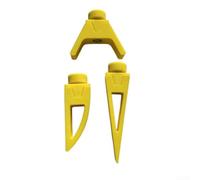 3 attacchi abrasivi a forma di impugnatura ergonomica in plastica robusta | Il set include strumenti concavi convessi angolati per figurine modelli in resina La costruzione stampata in 3D consente una