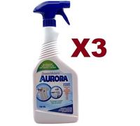 3 AURORA SMACCHIATORE SPRAY 780ML EFFICACE SU MACCHIE DI CIOCCOLATO OLIO GRASSO