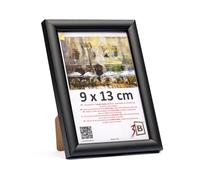 3-B - Cornice portafoto modello "Maui" in nero - 9 x 13 cm - con vetro acrilico