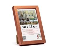 3-B - Cornice portafoto modello "Mega" in rame rosso - 10 x 15 cm - con vetro acrilico, cornice in legno, cornice per foto, cornice per ritratti