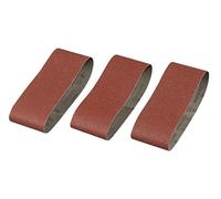 3 Bandas de lija. 65 x 410 mm.Grano 100.
