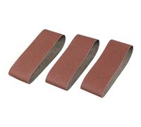 3 Bandas de lija. 75 x 533 mm. Grano 100.