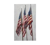 3 bandiere americane vintage per casa da cortile, striscione di auguri con occhielli, per interni ed esterni, feste e decorazioni per la casa