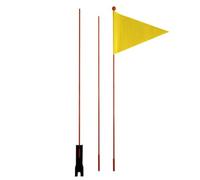 3 Bandiere Riflettenti Bicicletta Bambini | 150 cm Bandierine Sicurezza | Visibilità, Durevoli, Facili Installare, Luminose, Légeres, Parfait Pour Vélo, Protection Route, Extérieur