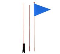 3 Bandiere Riflettenti Bicicletta Bambini | 150 cm Bandierine Sicurezza | Visibilità, Durevoli, Facili Installare, Luminose, Légeres, Parfait Pour Vélo, Protection Route, Extérieur