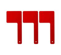 3 bandiere universali per cassette postali di ricambio per cassette postali in uscita, facili da installare, decorazione professionale per cassette postali esterne, 15 x 7 cm