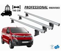 3 BARRE PORTATUTTO PORTAPACCHI TETTO FURGONE PER CITROEN JUMPY 3 DISPATCH 2016-
