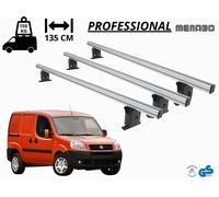 3 BARRE PORTATUTTO PORTAPACCHI TETTO PER FIAT DOBLO 2001-2009 FURGONE ALLUMINIO