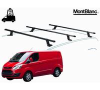 3 BARRE PORTATUTTO PORTAPACCHI TETTO PER FORD TRANSIT CUSTOM 2014- PROFESSIONAL