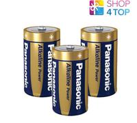 3 Batterie Alcaline Panasonic Power D Lr20 Blister 1.5V Mono R20 Mn1300 Am1 E95