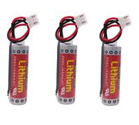 3 batterie MAXELL ER6C AA3.6V1800mAh per PLC Mitsubishi FX F2-40BL con spina