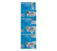 Renata 3 Batterie 335 da orologio Swiss Made all'ossido di argento 1.5V(SR512SW) conosciute anche come SR512SW, SB-AB, 280-68, V335, 622, 335