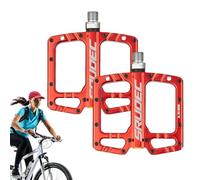 3 Bearing Pedals - Professional Mountain Road Bike Flat Pedal, Anti-Slip Aluminum Design, Wide Lightweight | Sealed Bicycle Pedal for Cycling Sports Outdoor Riders