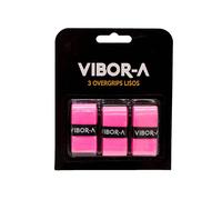 3 Blister Di Overgrip Vibor-a Pro Rosa Lisci Magenta