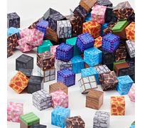 3+ Blocchi magnetici educativi per costruzioni - Set casuale da 50/100/200/250/500 pezzi di tessere magnetiche cubiche impilabili, giocattoli sensoriali STEM per bambini e ragazzi di età 3+, regalo di