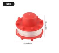 3 Bobina Accessori Tagliaerba Lunghezza 8m,Per-Einhell Tagliaerba GE-CT 36/30