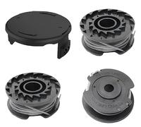 3 bobine+1 coperture,Bobine Rocchetto Filo Tagliabordi,Bobina di Ricambio,Compatibile con Bosch EasyGrassCut 23, 26, 18, 18-230 modelli 23/26 SL,18V-26 e Universal GrassCut 18V-260