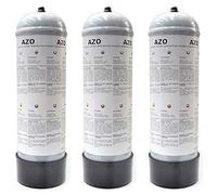 3 BOMBOLA CARTUCCIA AZOTO DA 2,2 LT. UTILIZZABILE PRESSATURA LAVAGGIO IMPIANTI