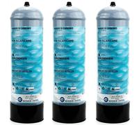 3 BOMBOLE CO2 ACQUARIO 1300 GR CON SUPPORTO USA E GETTA PASSO 10X1 MADE IN ITALY