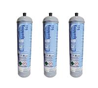 3 bombole CO2 monouso da 600 gr. e290 per acqua frizzante