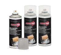 3 bombolette di Colla Multiuso Permanente da 400ml, colla spray resistente, asciugatura rapida, fissaggio permanente su diverse superfici