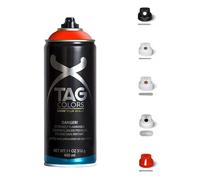 3 Bombolette Spray Graffiti 10 TONALITA' ROSSO 400ml +5 testine Vernice Acrilica