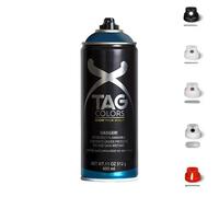 3 Bombolette Spray Graffiti 12 TONALITA di BLU 400ml +5 testine Vernice Acrilica