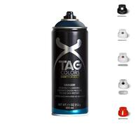 3 Bombolette Spray Graffiti 12 TONALITA di BLU 400ml +5 testine Vernice Acrilica
