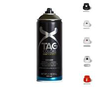 3 Bombolette Spray Graffiti 18 TONALITA VERDE 400ml +5 testine Vernice Acrilica