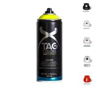 3 Bombolette Spray Graffiti 9 TONALITA GIALLO 400ml +5 testine Vernice Acrilica