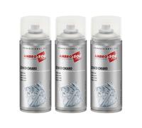 3 Bombolette Zinco Chiaro Spray 400 ml Zincante a Freddo Antiruggine