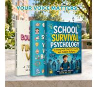 3-Book Teen Confidence, Boundaries & School Survival Set: Set Boundaries Find Your Voice + How to Stand Up for Yourself Without Becoming a Bully + ... | Peer Pressure, Self-Respect & Resilience
