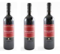 3 bottiglie di ALBANO CARRISI VINO NEGRAMARO SALENTO ROSSO IGP - 75 CL