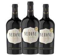 3 Bottiglie Primitivo 18% vol Nerone Puglia IGP Cantine Selvi 75cl