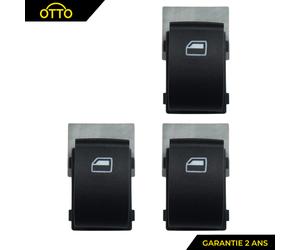 3 Bottoni Alzacristallo Vetro Anteriore Destro Post. SX Accettati per A3 (8L) A6