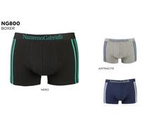 3 Boxer da uomo cotone elasticizzato con elastico esterno Nazareno Gabrielli 800