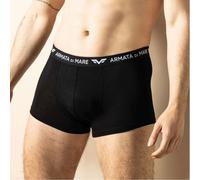 Enrico Coveri Boxer uomo EB1000 - 3 pezzi in cotone con elastico esterno e gamba allungata L