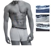 3 boxer uomo gas in cotone elasticizzato trunk gasby Gupa01gafi colorati M L XL